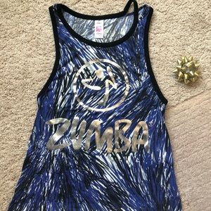 Zumba Blue/ Silver Top